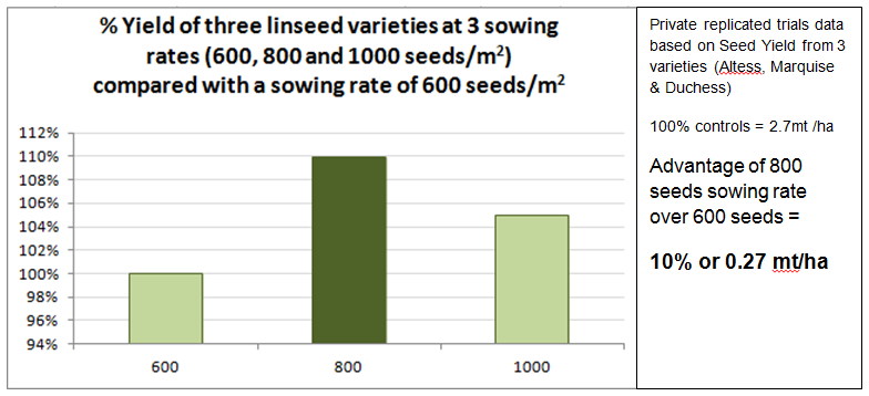 Linseed Rate Graph